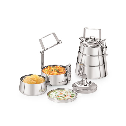 Pyramid Tiffin - Stainless Steel Lunch box