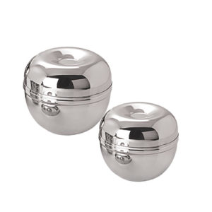 Apple Dabba - Stainless Steel Container