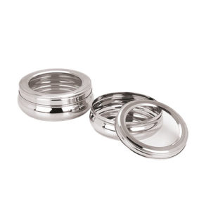 C Through Dry Fruits Dabba - Stainless Steel Container