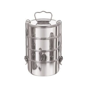 Clip Tiffin (4 Container) - Stainless Steel Lunch box